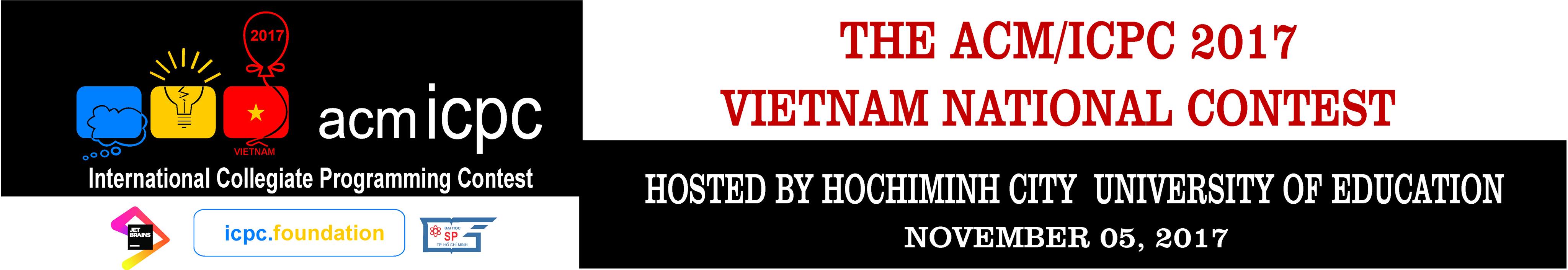 2017 Asia HCMC Vietnam National Programming Contest